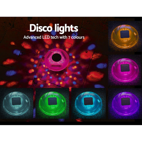 Bestway Solar Float Lamp LED 18cm Multicolour Waterproof for Pool & Patio - SuperSaverAU - view 2