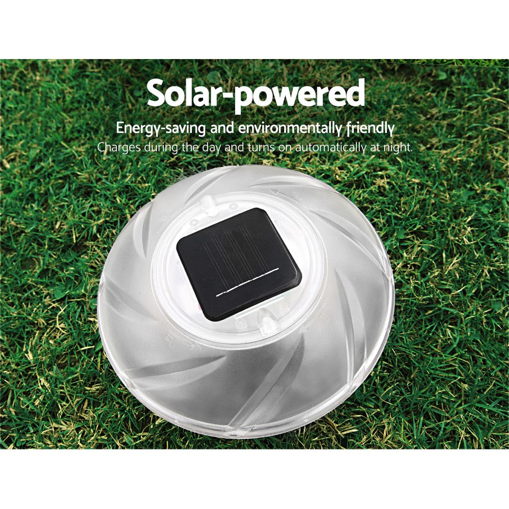 Bestway Solar Float Lamp LED 18cm Multicolour Waterproof for Pool & Patio - SuperSaverAU - view 3