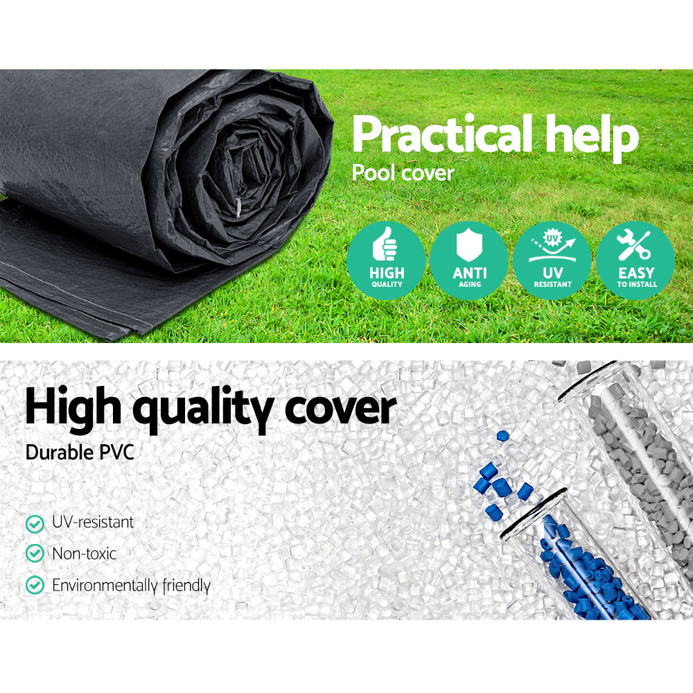 Bestway PVC Pool Cover 3.7m with Drainage Holes & Rope Ties for 12ft Pool
