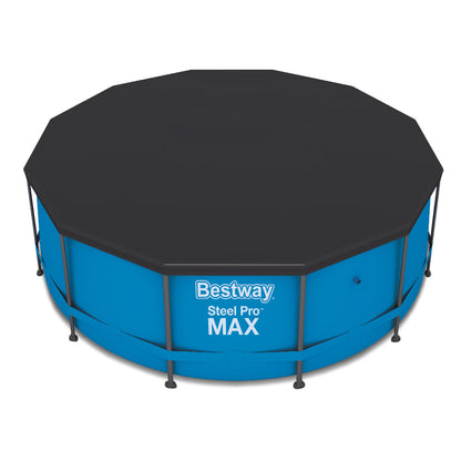 Bestway PVC Pool Cover 3.7m with Drainage Holes & Rope Ties for 12ft Pool