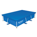 Bestway Pool Cover 264x174cm Rectangle PE with Drain Holes for 259x170cm Pools - SuperSaverAU - view 1