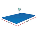 Bestway Pool Cover 264x174cm Rectangle PE with Drain Holes for 259x170cm Pools - SuperSaverAU - view 2