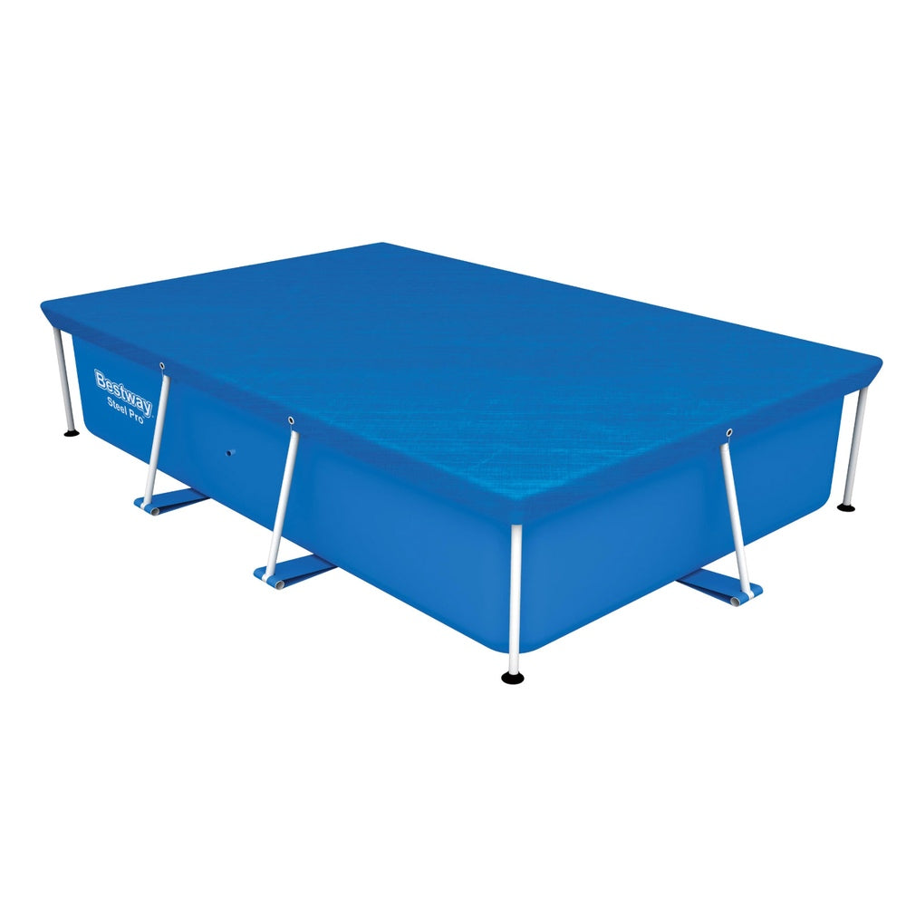 Bestway Pool Cover 264x174cm Rectangle PE with Drain Holes for 259x170cm Pools - SuperSaverAU - view 3