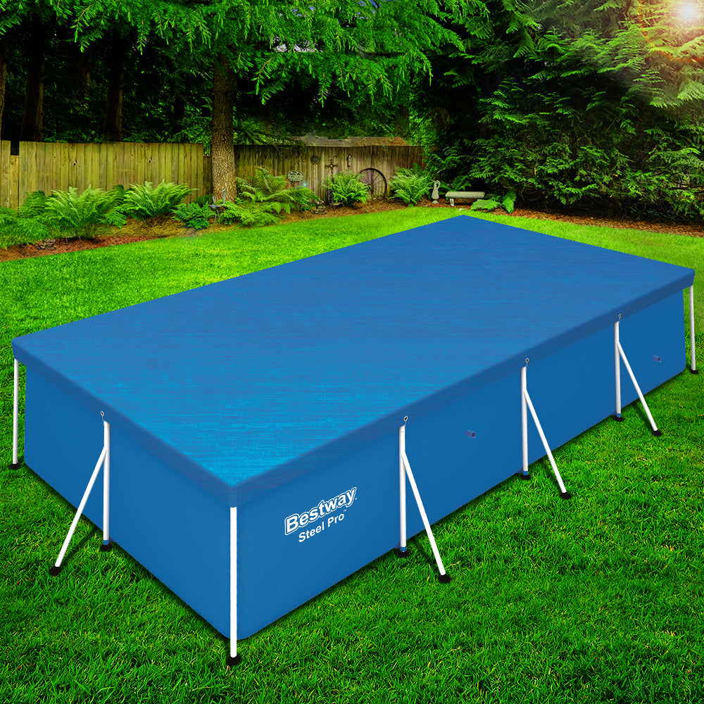 Bestway Pool Cover 4M x 2.11M - Durable UV-Resistant with Drainage Holes - SuperSaverAU - view 1