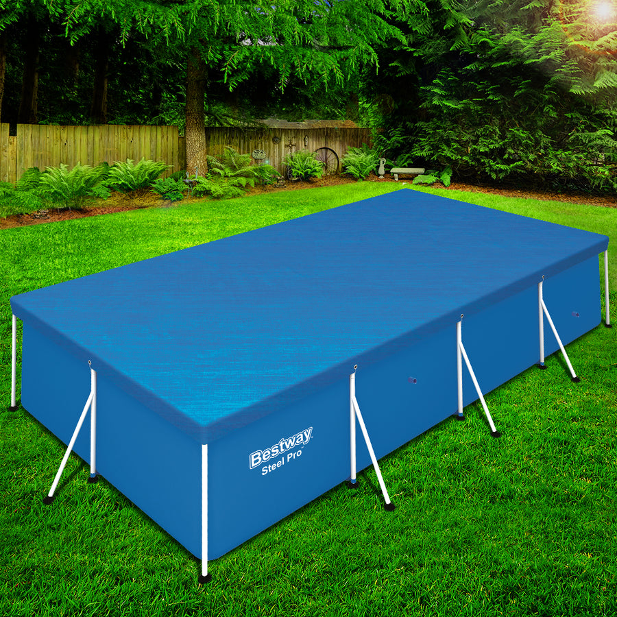 Bestway Pool Cover 4M x 2.11M - Durable UV-Resistant with Drainage Holes - SuperSaverAU - view 1