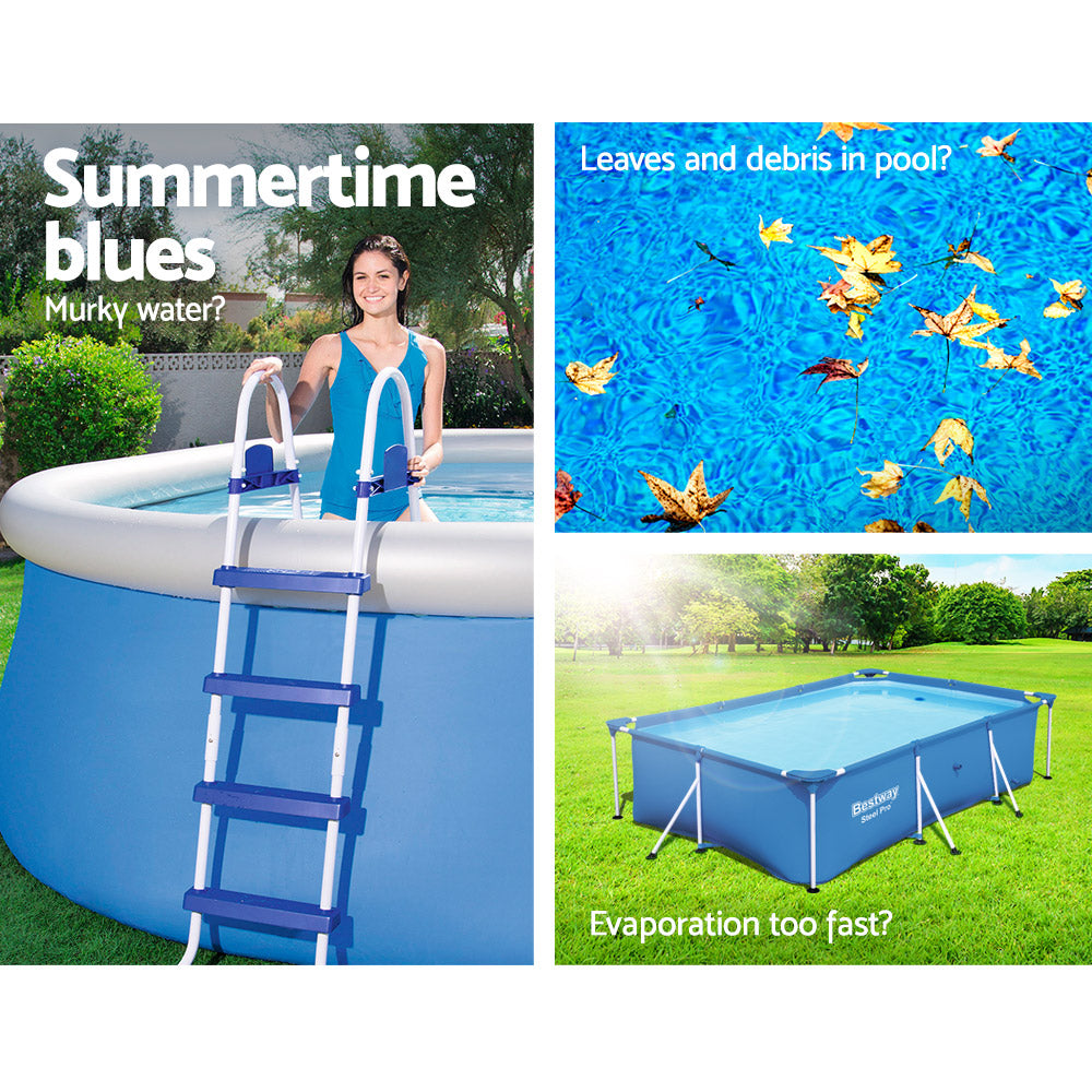 Bestway Pool Cover 4M x 2.11M - Durable UV-Resistant with Drainage Holes