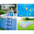 Bestway PVC Pool Cover 3.96m x 1.85m with Drainage Holes & Rope Ties - SuperSaverAU - view 2