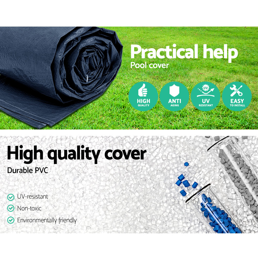 Bestway PVC Pool Cover 3.96m x 1.85m with Drainage Holes & Rope Ties