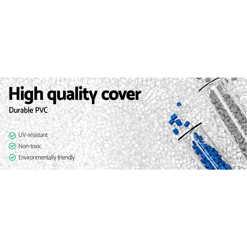Bestway PVC Pool Cover 3.96m x 1.85m with Drainage Holes & Rope Ties