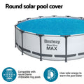 Bestway Pool Cover 4.17m Round - Durable, Solar Heat Retention, Minimizes Debris - SuperSaverAU - view 5