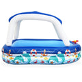 Bestway Sea Captain Inflatable Family Pool 213x155x132cm w/ Canopy & Steering Wheel - SuperSaverAU - view 4