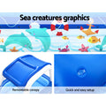 Bestway Sea Captain Inflatable Family Pool 213x155x132cm w/ Canopy & Steering Wheel - SuperSaverAU - view 6