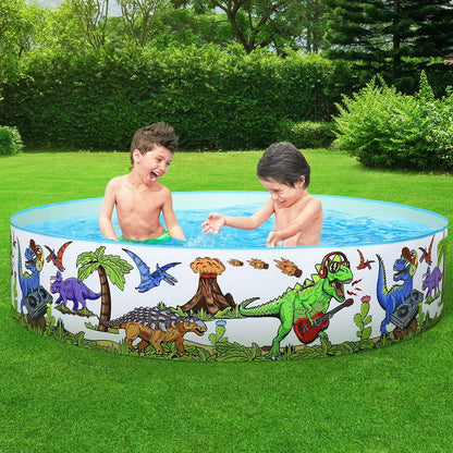 Bestway Dinosaurous Fill-n-Fun Pool 183x38cm for Kids 2+ Years, 946L