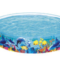 Bestway Fill-n-Fun Play Pool 244x46cm Easy Setup Rigid PVC with Marine Graphics - SuperSaverAU - view 3