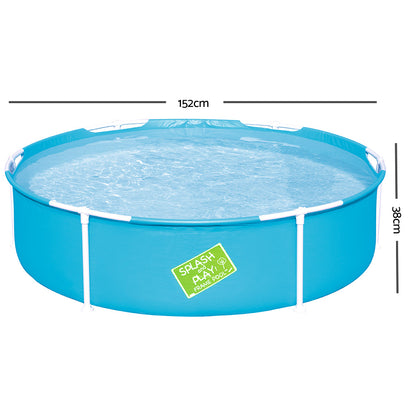 Bestway Kids Swimming Pool 152cm Round Steel Frame 580L Water Capacity
