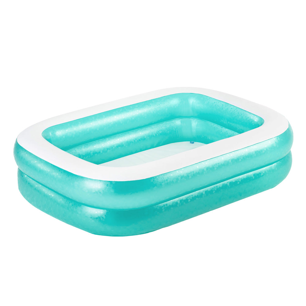 Bestway Kids Inflatable Play Pool 200x146x48cm, 450L, Easy Inflate, Sturdy Vinyl - SuperSaverAU - view 1