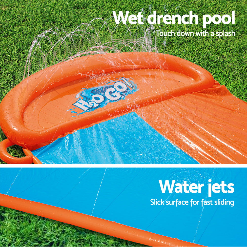 Bestway Inflatable Water Slide 4.88m with Dual Slides, Water Jets & Wet Pool - SuperSaverAU - view 5