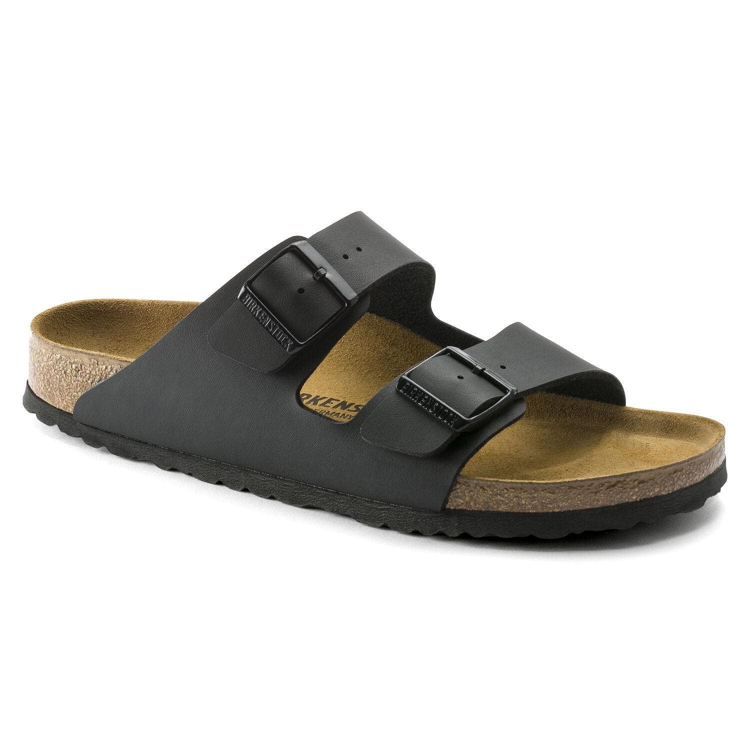 Birkenstock Unisex Arizona Birko-Flor Regular Fit Sandal (Black) | SuperSaverAU