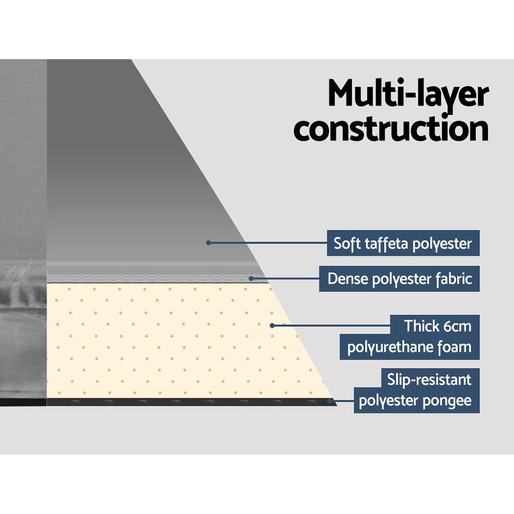 Weisshorn Self-Inflating Mat 189x66x6cm, Durable, Water-Resistant, 60s Inflate
