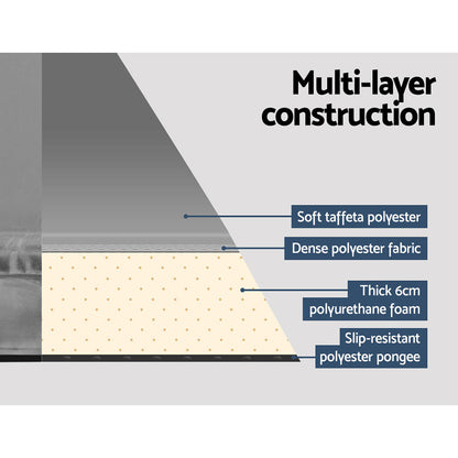 Weisshorn Self-Inflating Mat 189x66x6cm, Durable, Water-Resistant, 60s Inflate