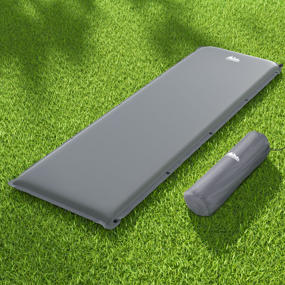 Weisshorn Self-Inflating Mat 189x66x6cm, Durable, Water-Resistant, 60s Inflate - SuperSaverAU - view 6