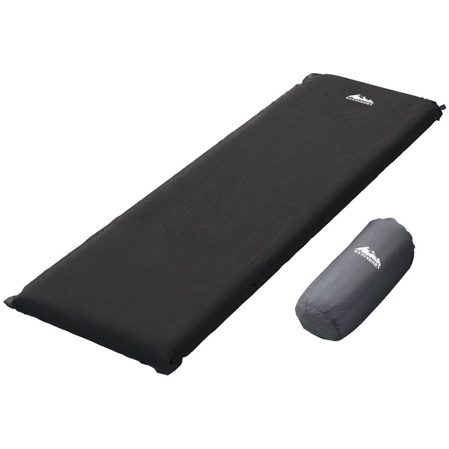 Weisshorn Self-Inflating Mat 187x66x9.5cm, Durable, Water-Resistant, Carry Bag - SuperSaverAU - view 1