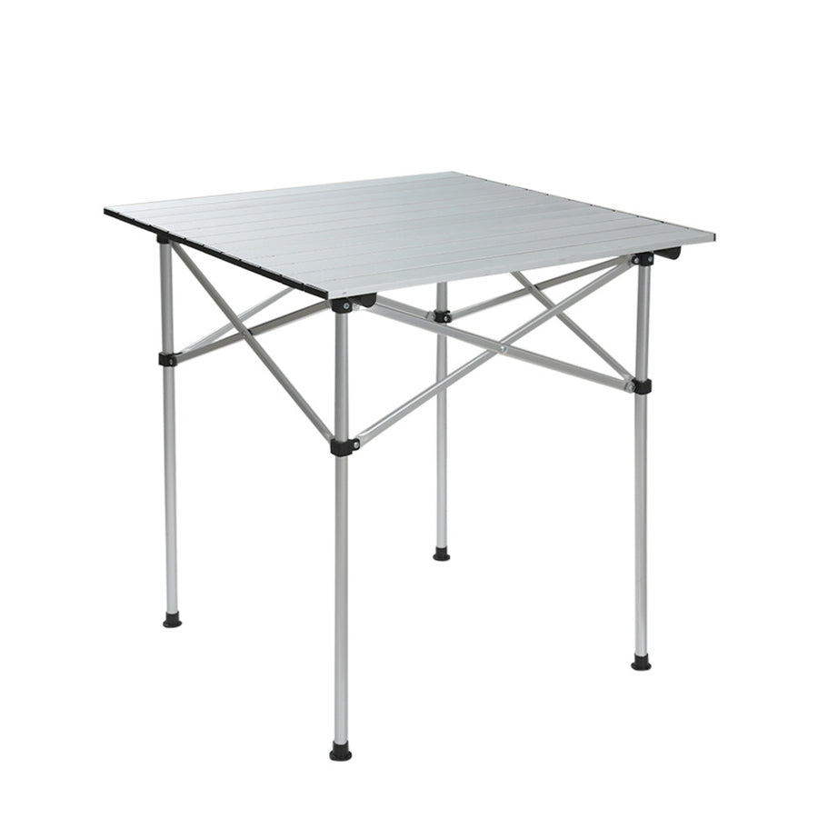 Weisshorn 70CM Folding Camping Table - Lightweight Aluminium, 30KG Capacity, Portable - SuperSaverAU - view 1