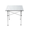 Weisshorn 70CM Folding Camping Table - Lightweight Aluminium, 30KG Capacity, Portable - SuperSaverAU - view 3