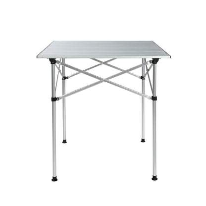 Weisshorn 70CM Folding Camping Table - Lightweight Aluminium, 30KG Capacity, Portable