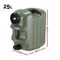 Weisshorn 25L Water Container - Food Grade PE, Non-Toxic, Adjustable Faucet - SuperSaverAU - view 2