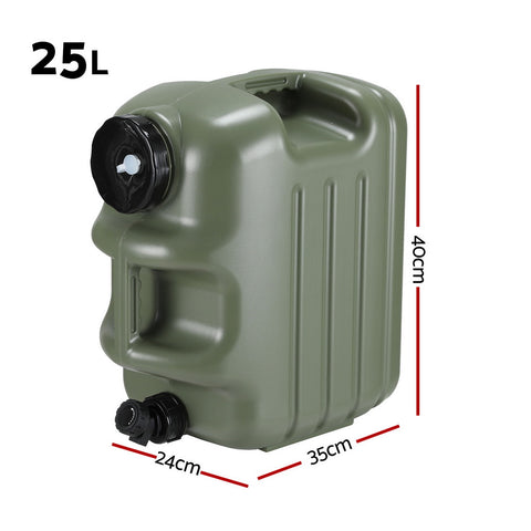 Weisshorn 25L Water Container - Food Grade PE, Non-Toxic, Adjustable Faucet - SuperSaverAU - view 2