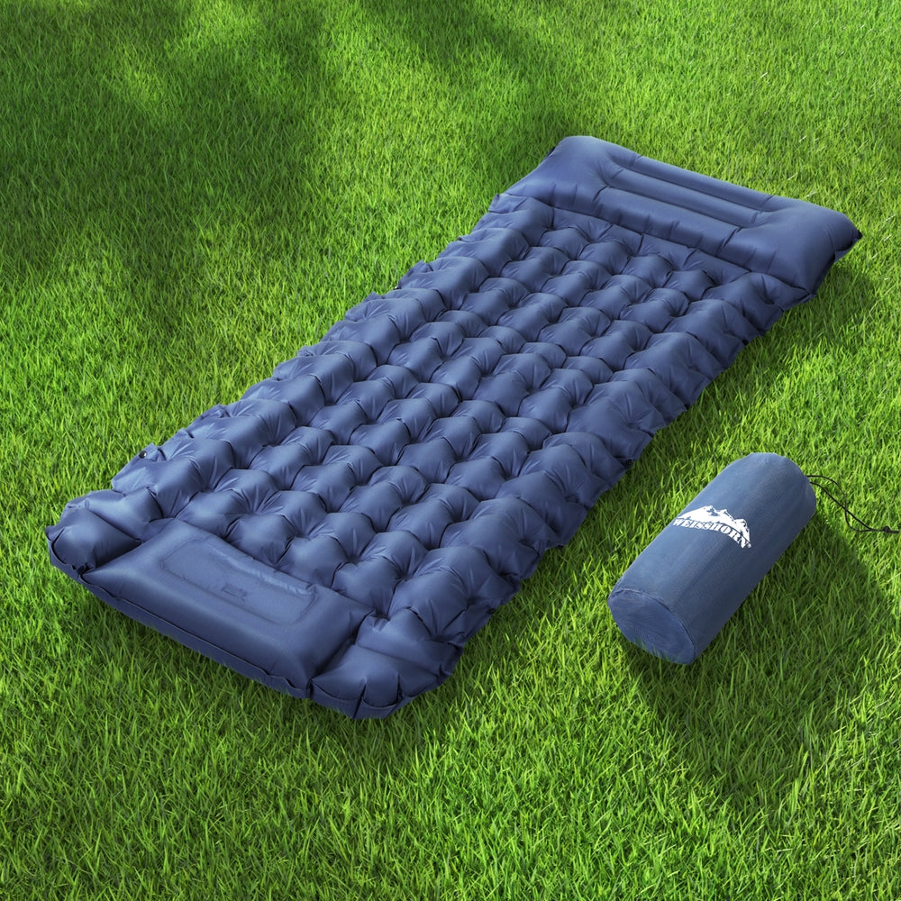 Weisshorn Self-Inflating Mat 200x70cm 9cm Thick Water-Resistant with Carry Bag - SuperSaverAU - view 6