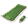 Weisshorn Self-Inflating Mat 200x70cm, 9cm Thick, Water-Resistant, Portable - SuperSaverAU - view 2