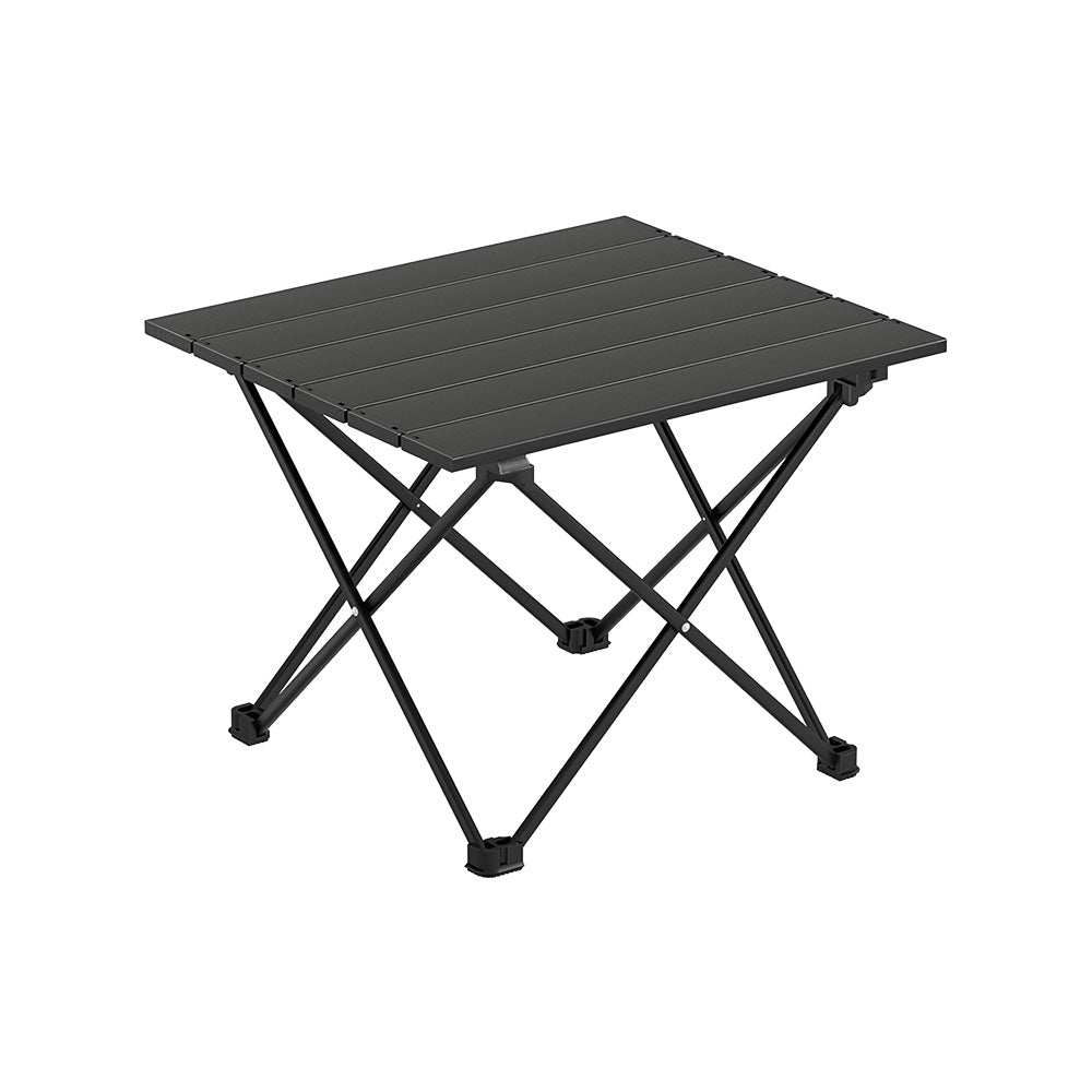 Weisshorn Folding Camping Table 40CM Aluminium Roll Up Portable 30KG Capacity