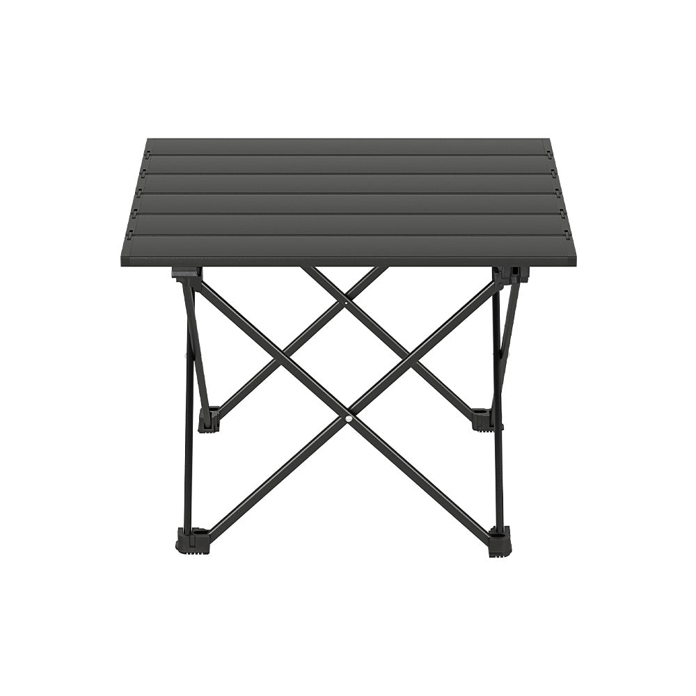 Weisshorn Folding Camping Table 40CM Aluminium Roll Up Portable 30KG Capacity