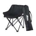Weisshorn Folding Camping Moon Chair Portable Seat Weight Capacity 120KG Black - SuperSaverAU - view 1