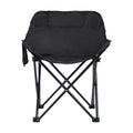 Weisshorn Folding Camping Moon Chair Portable Seat Weight Capacity 120KG Black - SuperSaverAU - view 3