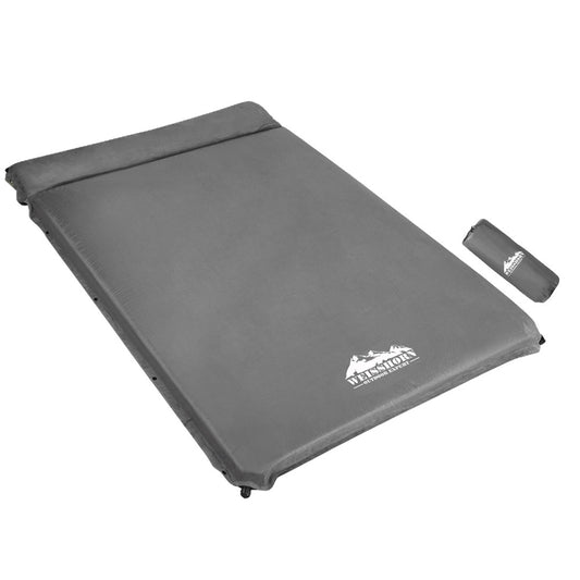 Weisshorn Double Self-Inflating Mat 199x137cm, Water Resistant, 4cm Foam