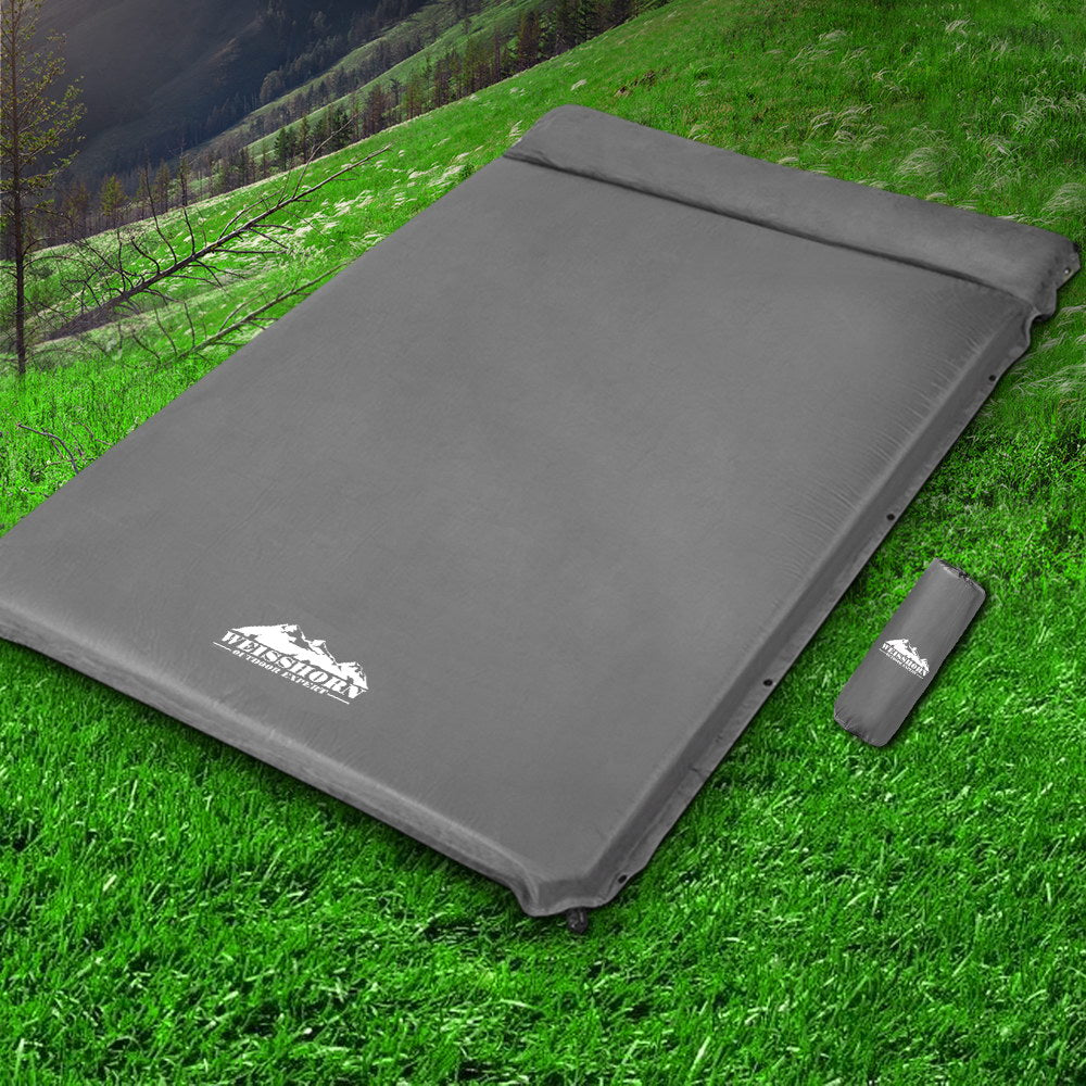 Weisshorn Double Self-Inflating Mat 199x137cm, Water Resistant, 4cm Foam - SuperSaverAU - view 7