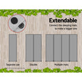 Weisshorn Self-Inflating Mat 187x66cm, 9.5cm Thick, Water Resistant, Grey - SuperSaverAU - view 3