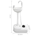 Weisshorn Portable Handwash Stand 19L with Foot Pump & Towel Rack - SuperSaverAU - view 2