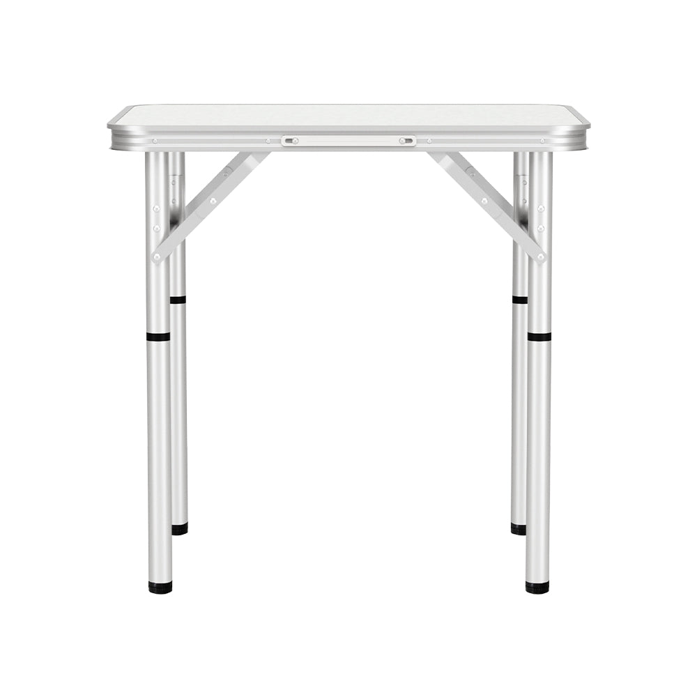 Weisshorn 60CM Adjustable Portable Camping Table - Lightweight, Rust-Resistant MDF