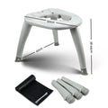 Weisshorn Portable Folding Camping Toilet 120kg Capacity with Anti-Slip Legs - SuperSaverAU - view 2