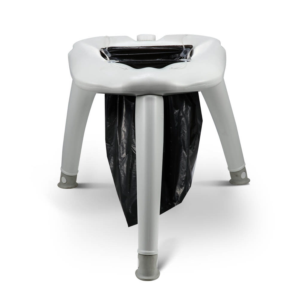 Weisshorn Portable Folding Camping Toilet 120kg Capacity with Anti-Slip Legs - SuperSaverAU - view 3