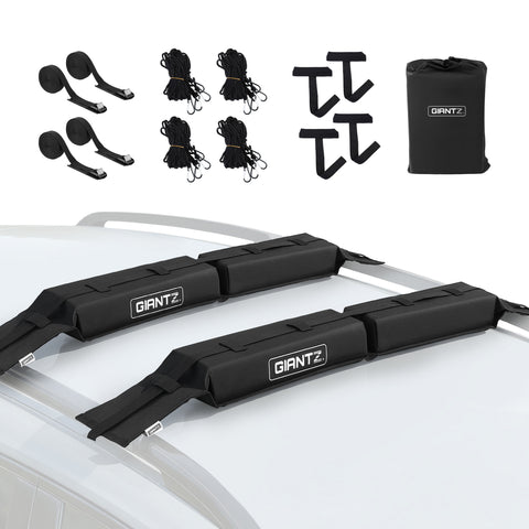 GIANTZ Universal Soft Kayak Roof Rack Pads 80kg