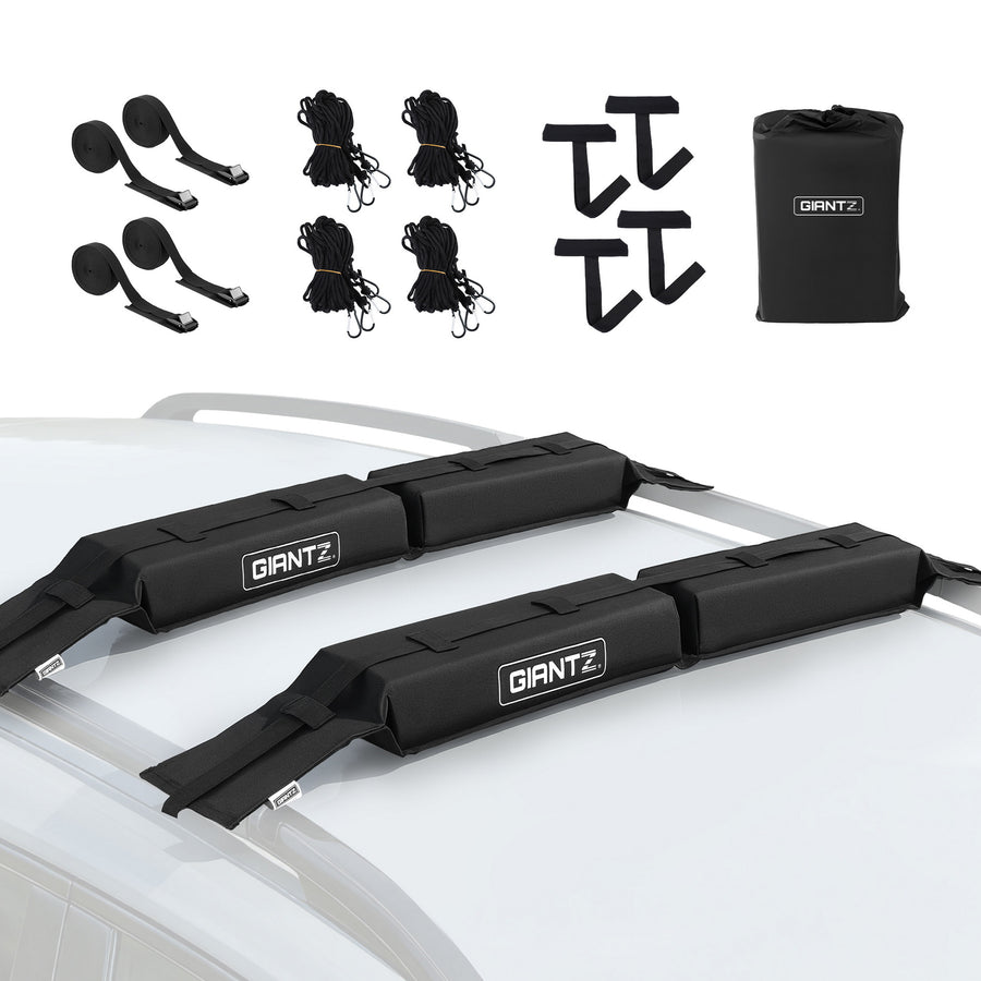 GIANTZ Universal Soft Kayak Roof Rack Pads 80kg