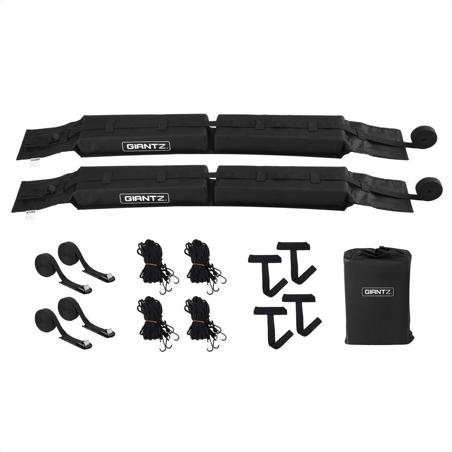 GIANTZ Universal Soft Kayak Roof Rack Pads 80kg