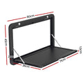 Weisshorn Caravan Table 800 x 450mm Folding Lockable Aluminium Black - SuperSaverAU - view 2