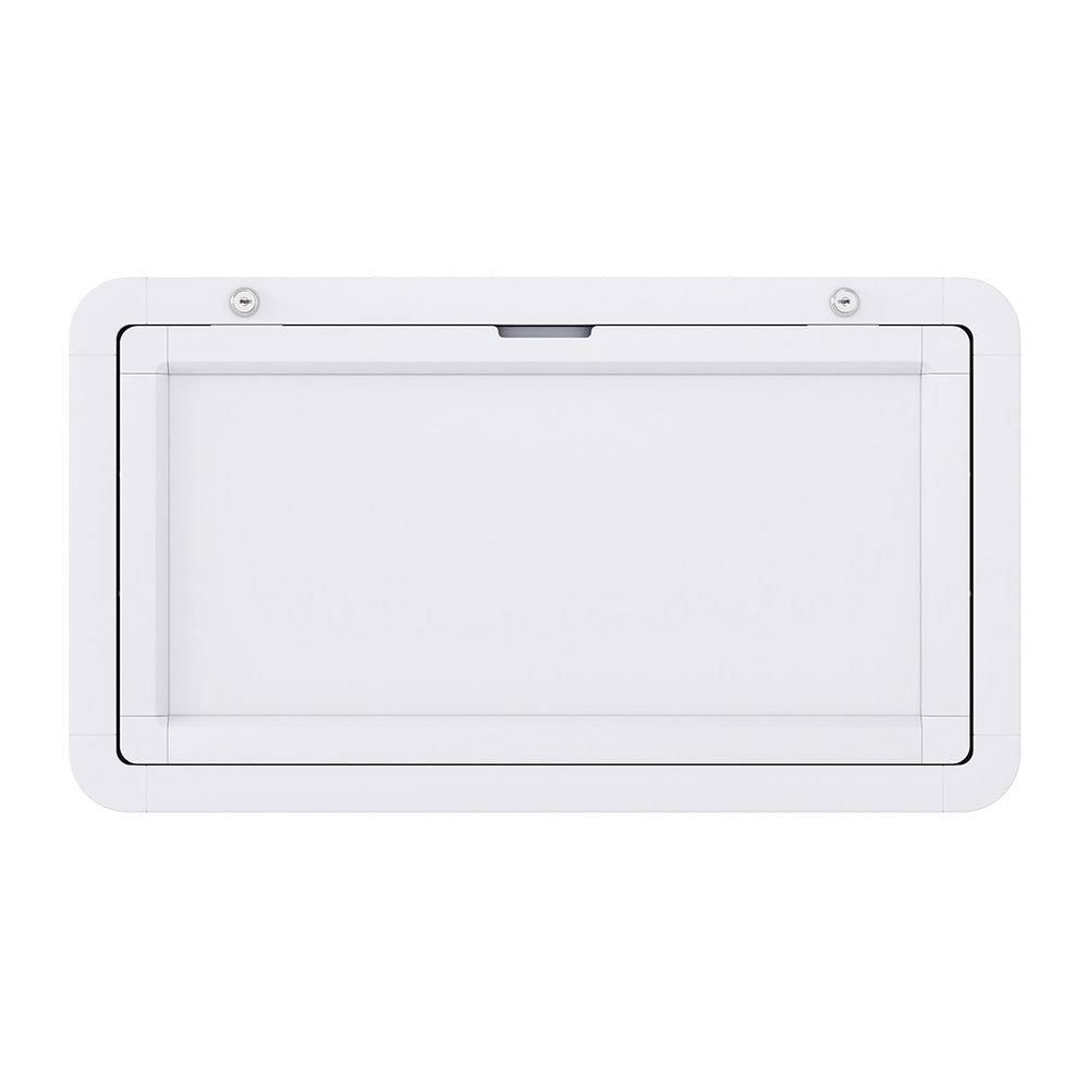 Weisshorn Caravan Table 800 x 450mm Folding Lockable White - SuperSaverAU - view 3