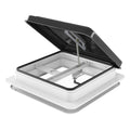 Weisshorn Caravan Roof Vent 350x350mm Black - Low Noise, Insect-Proof, All-Weather - SuperSaverAU - view 1